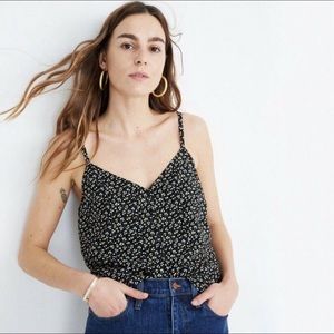 Madewell Button-Down Cami Top in Playground Posies